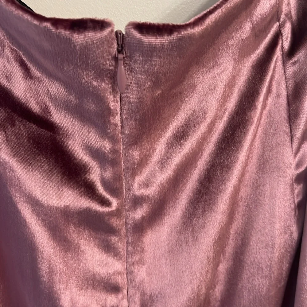 Vince pink velvet skirt - Picture 8 of 10